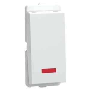 Schneider Electric Livia 20A White 1 Module Switch with Indicator Lamp, P11201