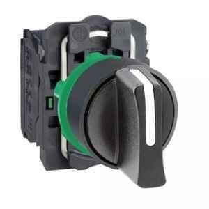 Schneider Electric Harmony XB5 2 NO Black 3 Position Stay Put Non-Illuminated Selector Switch, XB5AD33N