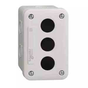 Schneider Electric Harmony XALK 22mm ABS Light Grey 3 Cut-out Empty Enclosure, XALE3