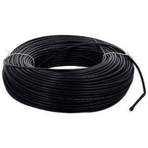 KEI 0.5 Sqmm Copper 3 Core Black PVC Flexible Wire Cable, Length: 100 m