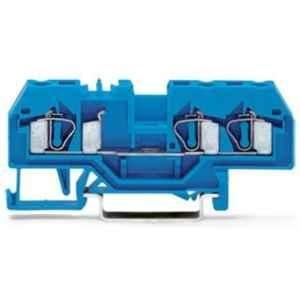 Wago 32A 3 Conductor Blue Through Terminal Block, 281-684