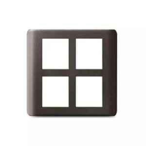 Schneider Electric Zencelo 8M Cover Frame, IN8408HC(BZ)