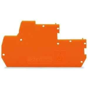 Wago 1x69.6mm Orange Gray End & Intermediate Plate, 870-119