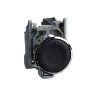 Schneider Electric Harmony XB4 600V 1NO Black Spring Return Push Button, XB4BA21
