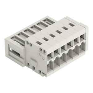 Wago 1.5 Sqmm 13P Light Grey Cage Clamp 1-Conductor Male Connector, 734-313