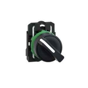 Schneider Electric Selector XB5 22mm Plastic Black 2 Positions Stay Put 1 NO Switch, XB5AD21N