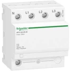 Schneider Electric Acti9 iPFK20 20kA 350V Three Pole+N White Modular Surge Arrester, A9L15693
