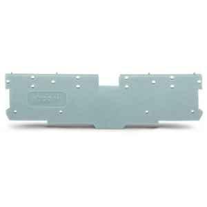 Wago 1.1x87.2mm Gray End & Intermediate Plate, 769-301