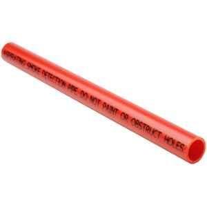 Vesda 25mm 3m ABS Red Smoke Detector Pipe, PIP001 (Pack of 20)