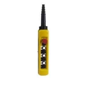 Schneider Electric Harmony XAC 10A Polypropylene Yellow Pendant Control Station, XACA6713