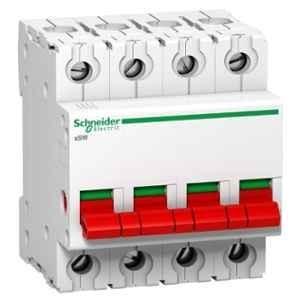 Schneider Electric Acti9 xSW 63A Four Pole Isolator, A9S4P063