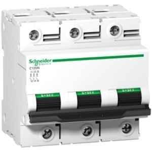 Schneider Electric Acti9 C120N 80A C-Curve Three Pole MCB, A9N18365, Breaking Capacity: 10 kA
