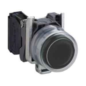 Schneider Electric Harmony XB4 1NO Metal Black Spring Return Push Button, XB4BP21