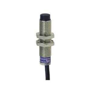Telemecanique XS2 M12 44mm 12-24V Brass Cylindrical Inductive Proximity Sensor with 10m Cable, XS212BLPAL10
