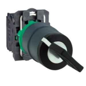 Schneider Electric Harmony 600V 1NO Plastic Black 2 Positions Key Switch Selector, XB5AG21