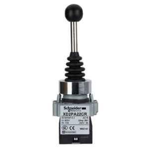 Schneider Electric Easy Harmony XB2 6A 400V 2-Positions Joystick Controller, XD2PA22CR