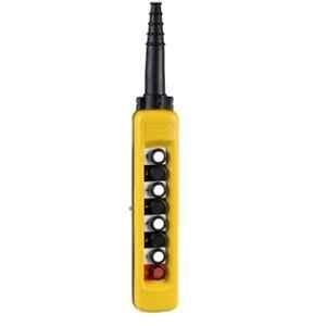 Schneider Electric Harmony XAC Yellow Pendant Control Station with 6 Pushbutton, XACA671