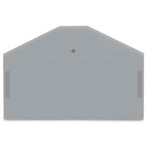 Wago 2.5 mm Grey End & Intermediate Plate, 280-312
