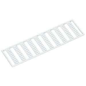 Wago 5mm White Snap-On Type WMB Plain Marking Card, 793-501