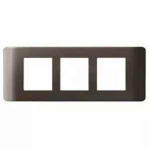 Schneider Electric Zencelo 6 Module Bronze Grid & Cover Frame, IN8406C(BZ)