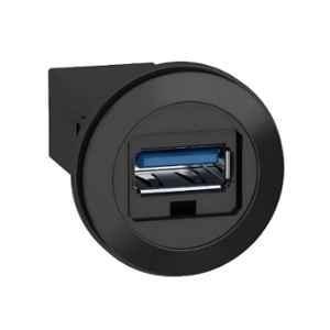 Schneider Electric 22mm Plastic Type-A Panel Mounted USB 3.0 Port, XB5PUSB3