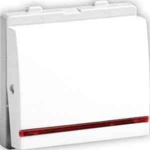 Schneider Electric Opale 20A 2 Module White DP Switch with Indicator, X1286WH