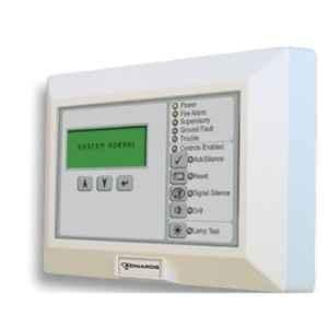 Edwards Red Remote LCD Text Annunciator with Common Controls, RLCD-CR