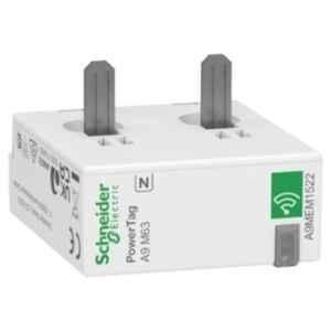 Schneider Electric PowerTag A9 M63 63A 1P+N Bottom Position Energy Sensor, A9MEM1522