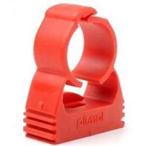 Vesda ABS Red Pipe Clip, PIP009 (Pack of 20)