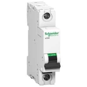 Schneider Electric Acti9 xC60 6A C-Curve Single Pole MCB, A9N1P06C, Breaking Capacity: 10 kA