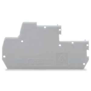 Wago 1x69.6mm Gray End & Intermediate Plate, 870-118