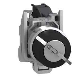 Schneider Electric XB4 22mm 1 NO Black Key Selector Switch, XB4BG21