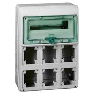 Schneider Electric Kaedra Polymer Enclosure for 6 Sockets, 13181