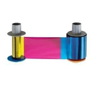 Fargo YMCKO Full Colour Ribbon with Resin Black & Clear Overlay, 086200