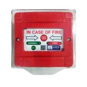 ASES 24 VDC ABS Red Conventional Manual Call Point with LED indication, BG-ABS-II