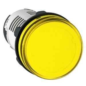 Schneider Electric Harmony XB7 22mm 24V Yellow LED Round Pilot Light with Smooth Lens, XB7EV05BPN