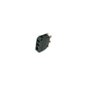 Schneider Electric 1 Pole 10A 600V 1NC Silver Alloy Screw Clamp Terminal Standard Contact Block, ZBE102