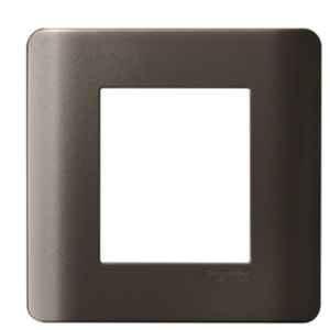 Schneider Electric Zencelo India 2 Module Surround and Gridplate, IN8402C(BZ)
