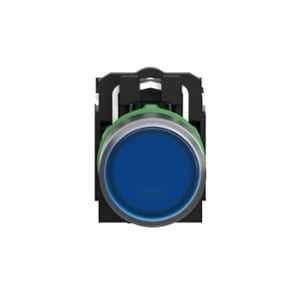 Schneider Electric Harmony XB5 1NO+1NC Plastic Blue Flush Illuminated Spring Return Push Button, XB5AW36B5