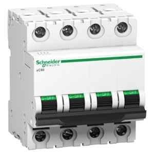 Schneider Electric Acti9 xC60 40A B Curve Four Pole MCB, A9N4P40B, Breaking Capacity: 10kA