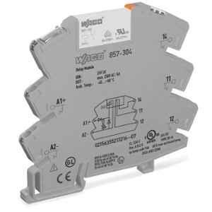 Wago 24VDC 6mm Grey Relay Module with 1 Changeover Contact, 857-304