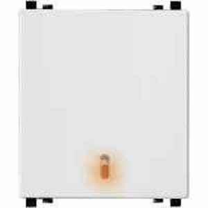 Schneider Electric Zencelo 16-20A 2 Module Dark Grey Full Flat Switch with Neon, IN8482/16