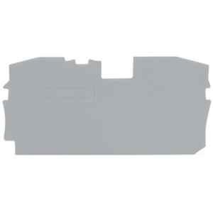 Wago 1x67.2mm Gray End & Intermediate Plate, 2010-1291