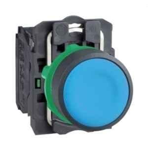 Schneider Electric Harmony XB5 22mm 1NO 10A Blue Flush Push Button, XB5AA61