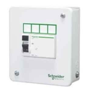 Schneider Electric Acti9 Single Door 4 Modules Metallic Modular Distribution Boards, A9HMES04