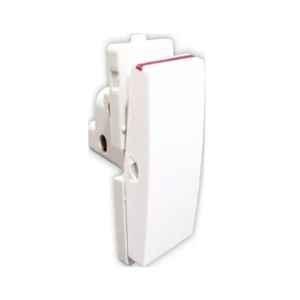 Schneider Electric 6A Opale 1-Way Flush Mounted White Switch, X1001WH