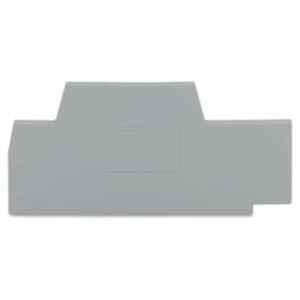 Wago 2.5 mm Grey End & Intermediate Plate, 280-342