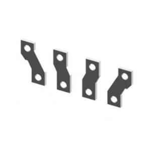 Schneider Electric Silver 4 Pole Circuit Breaker Terminal Spreaders, EZESPDR4P