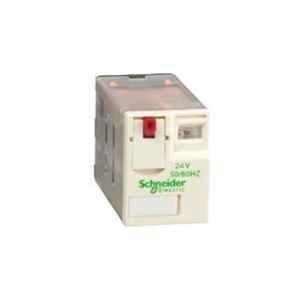 Schneider Electric 3A 24VAC Plug in Miniature Relay with Low Level Contact And LED, RXM4GB2BD