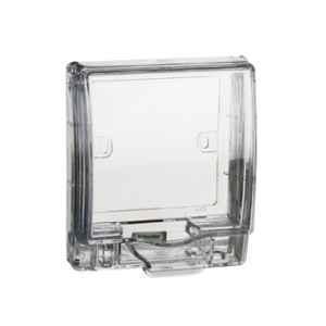 Schneider Electric Transparent Full Time Weatherproof Single Gang Socket Cover, E223R_TR